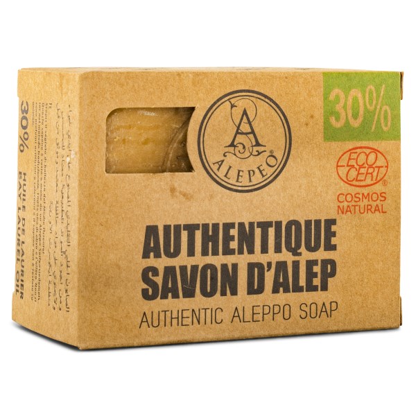 Aleppo tvål 30% Lagerbärsolja, 200 g
