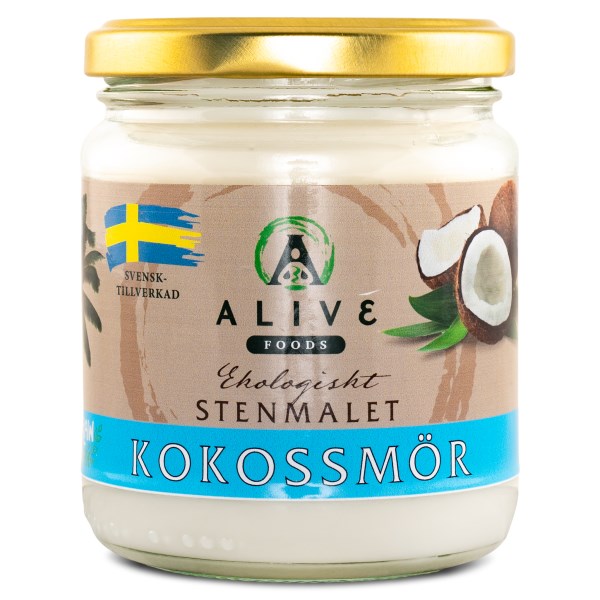 Alive Foods Stenmalet Kokossmör Eko 260 g