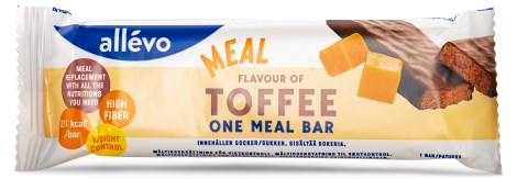 Miniatyrbild Allevo One Meal Bar, Toffee, 1 st