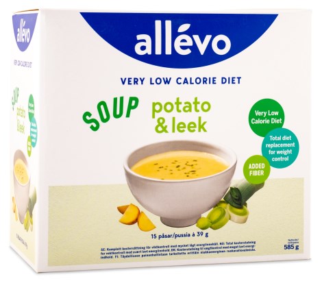 Miniatyrbild Allevo VLCD Soup, Potatis-purjolk, 15 portioner