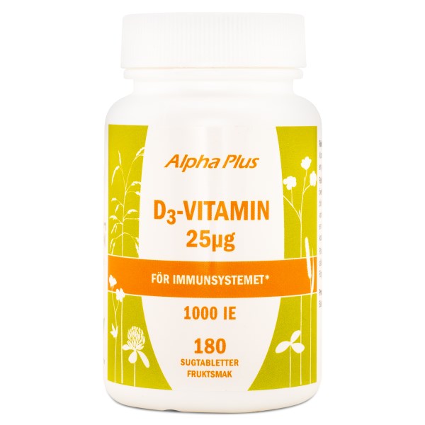 Alpha Plus D3-Vitamin 25 mcg 180 tabl