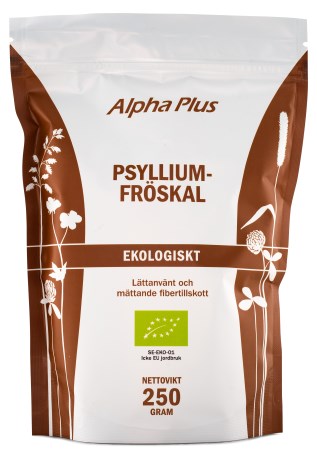 Miniatyrbild Alpha Plus Psylliumfrskal EKO, 220 g