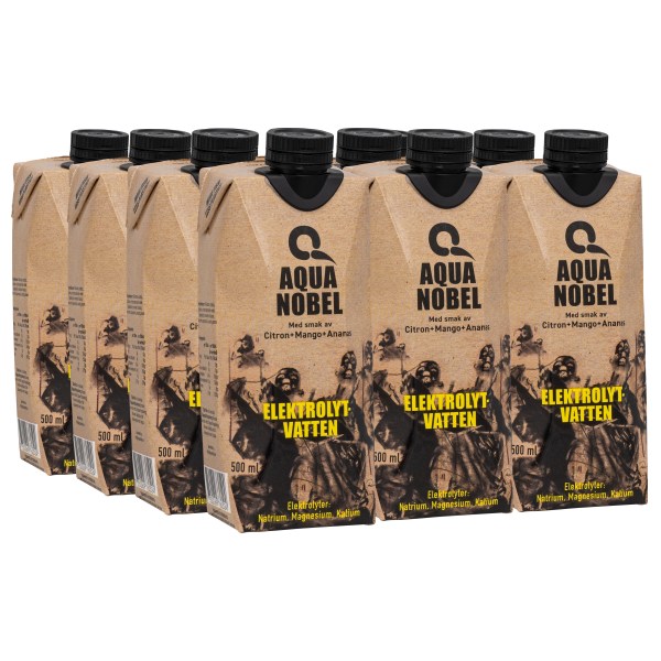 Aqua Nobel Elektrolytvatten, Ananas/Citron/Mango, 12-pack
