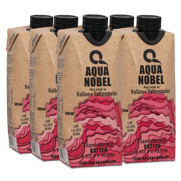 Aqua Nobel Vitaminberikat Källvatten Alive, Citron & Ingefära, 6-pack