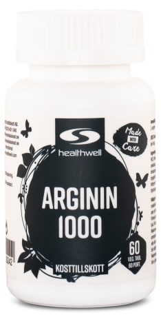 Miniatyrbild Healthwell Arginin 1000, 60 tabl