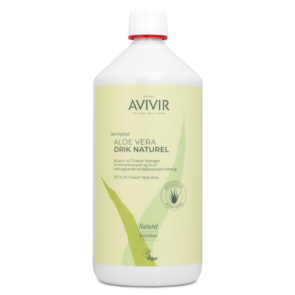 Avivir Aloe Vera Juice Naturell, 1 L | Hälsa - Detox - Näring & Greens | Gymkraft