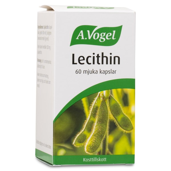 A.Vogel Lecithin, 60 kaps | Hälsa - Hjärna | Gymkraft