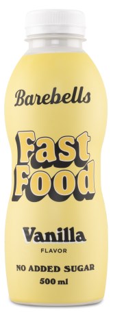 Miniatyrbild Barebells Fast Food, Vanilla, 500 ml