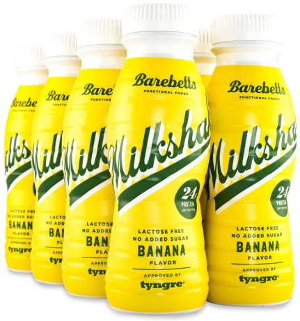 Miniatyrbild Barebells Milkshake, Banana, 8-pack