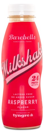 Miniatyrbild Barebells Milkshake, Raspberry, 330 ml