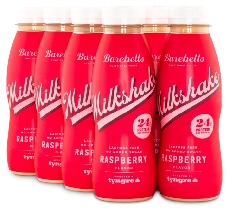 Miniatyrbild Barebells Milkshake, Raspberry, 8-pack