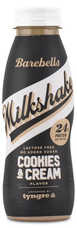 Miniatyrbild Barebells Milkshake, Cookies & Cream, 330 ml