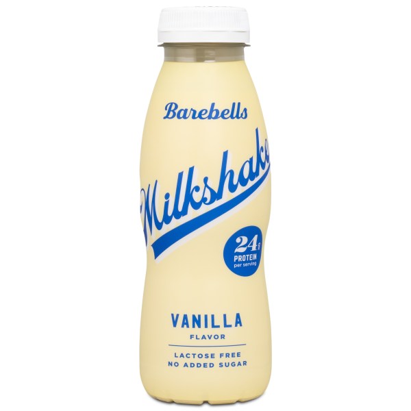 Barebells Milkshake, Vanilla, 330 ml | Träningstillskott - Efter Träning - Färdiga proteinshakes | Gymkraft
