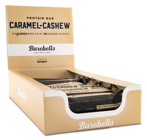 Miniatyrbild Barebells Protein Bar, Caramel & Cashew, 12-pack