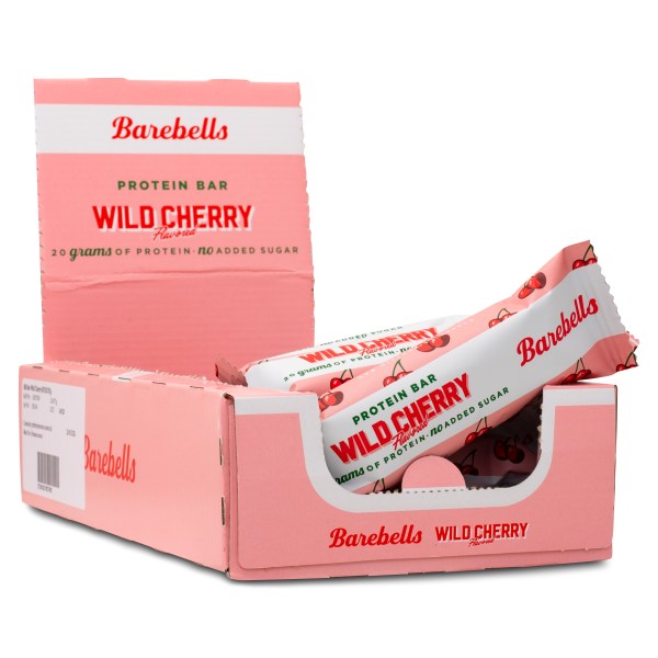 Barebells Protein Bar, Wild Cherry, 12-pack | Träningstillskott - Efter Träning - Proteinbars | Gymkraft