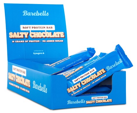 Miniatyrbild Barebells Soft Protein Bar, Salty Chocolate, 12-pack