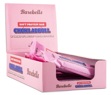 Miniatyrbild Barebells Soft Protein Bar, Chokladboll, 12-pack