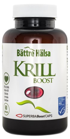 Miniatyrbild B�ttre H�lsa Krillolja, 60 kaps
