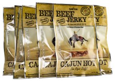 Miniatyrbild Beef Jerky, Cajun Hot, 10-pack