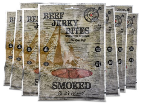 Miniatyrbild Beef Jerky Bites Smoked, 10-pack