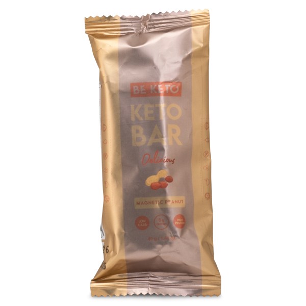 BeKeto KETO Bar, Magnetic Peanut, 40 g | Livsmedel - Färdiga mål & Mellanmål - Dietmål | Gymkraft