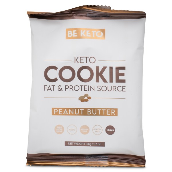 BeKeto KETO Cookie, Peanut butter, 50 g | Livsmedel - Till Skafferiet | Gymkraft