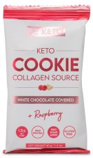 Miniatyrbild BeKeto KETO Cookie, White Chocolate & Raspberry, 40 g