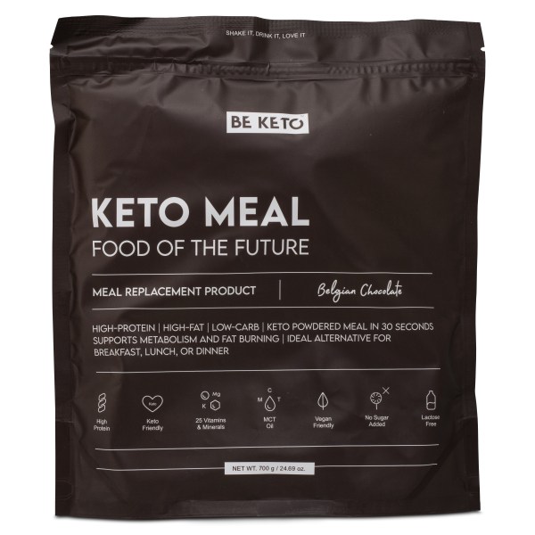 BeKeto KETO Meal, Belgian Chocolate, 700 g | Livsmedel - Färdiga mål & Mellanmål - Kompletta måltider | Gymkraft