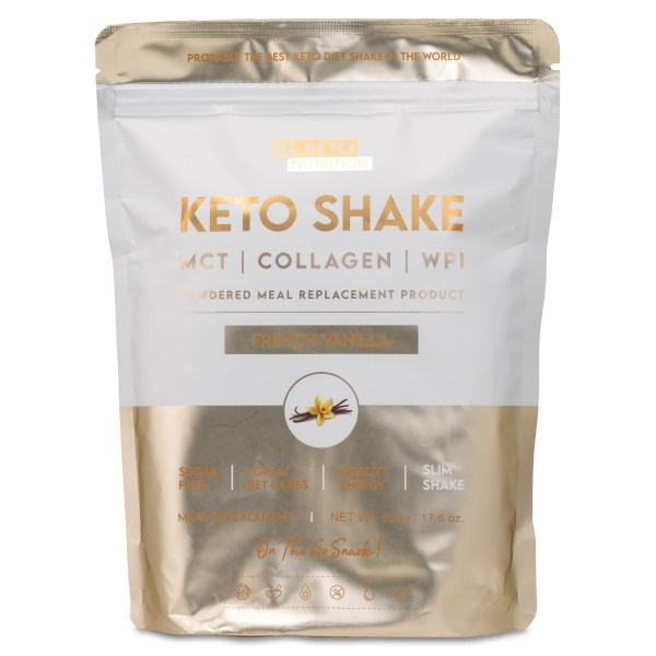 BeKeto KETO Shake, French Vanilla, 500 g | Livsmedel - Färdiga mål & Mellanmål - Dietmål | Gymkraft