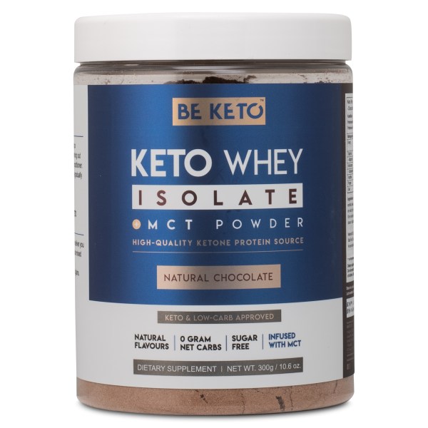 BeKeto KETO Whey + MCT, Chocolate, 300 g | Träningstillskott - Proteinpulver - Vassleprotein | Gymkraft