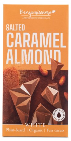 Miniatyrbild Benjamissimo Choklad Vit, Salt Karamell & Mandel, 60 g