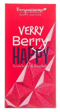 Miniatyrbild Benjamissimo Choklad Vit, Jordgubb & Hallon, 60 g
