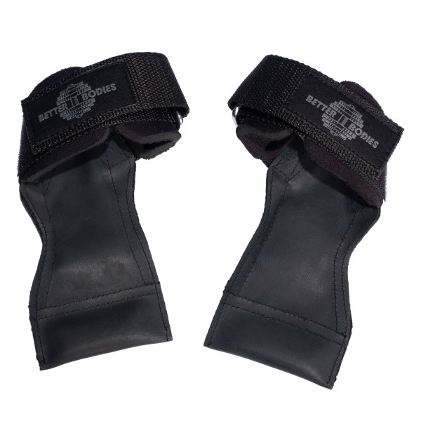 Better Bodies Lifting Grips, L, Black | Träning & Tillbehör - Träningsutrustning - Dragremmar & grepp | Gymkraft