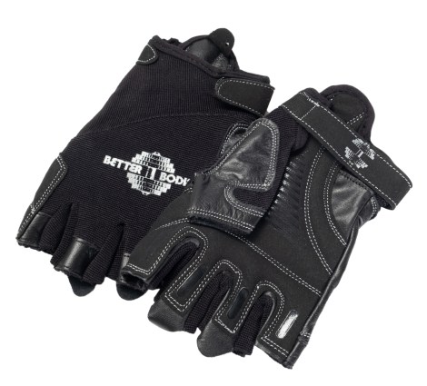 Miniatyrbild Better Bodies Pro Gym Gloves, L, Black/Black