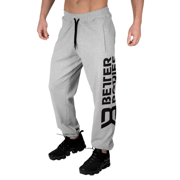 Better Bodies Stanton Sweatpants M Light Grey Melange