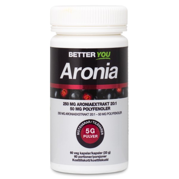 Better You Aronia, 60 kaps | Hälsa | Gymkraft