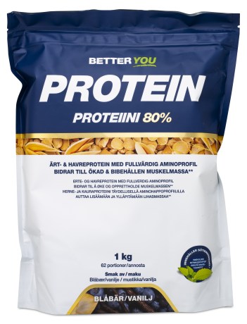 Miniatyrbild Better You rt & Havreprotein, Blbr/vanilj, 1 kg