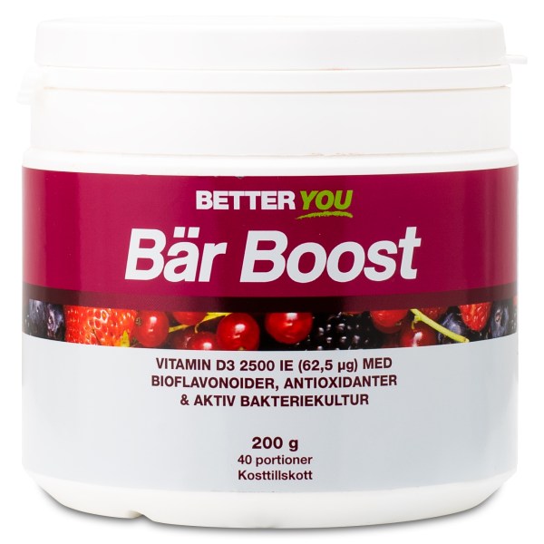 Better You Bär Boost Pulver, 200 g | Livsmedel - Superfood pulver | Gymkraft