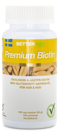 Miniatyrbild Better You Premium Biotin 500 mg, 100 kaps