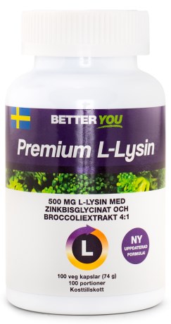 Miniatyrbild Better You Premium L-Lysin, 100 kaps