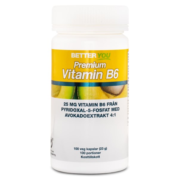 Better You Premium Vitamin B6, 100 kaps