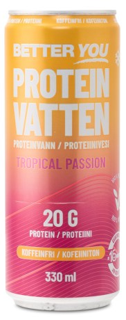 Miniatyrbild Better You Proteinvatten, Tropical Passion, 1 st