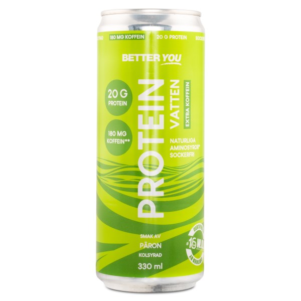 Better You Proteinvatten m Koffein 180 mg Päron 1 st
