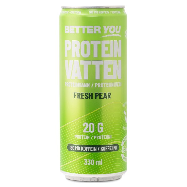 Better You Proteinvatten m Koffein 180 mg, Fresh Pear, 1 st | Träningstillskott - Under Träning - Energidryck för sport | Gymkraft