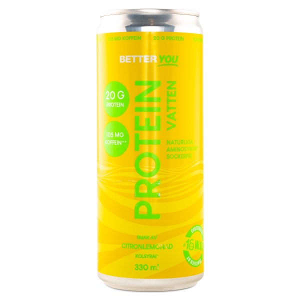 Better You Proteinvatten m Koffein, Citronlemonad