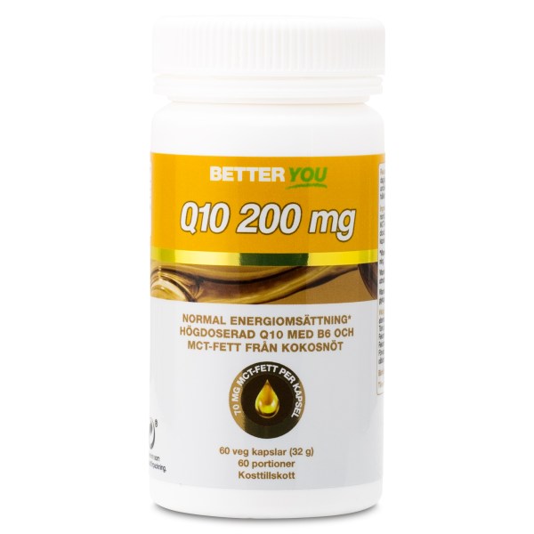 Better You Q10 200 mg, 60 kaps | Hälsa - Hjärthälsa | Gymkraft