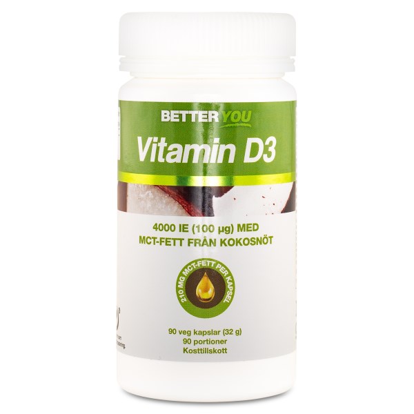 Better You Vitamin D3, 90 kaps