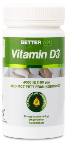 Miniatyrbild Better You Vitamin D3, 90 kaps