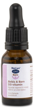 Miniatyrbild BioCare Bebis & Barn D3-vitamin, 15 ml