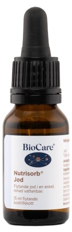 Miniatyrbild BioCare Nutrisorb Jod, 15 ml